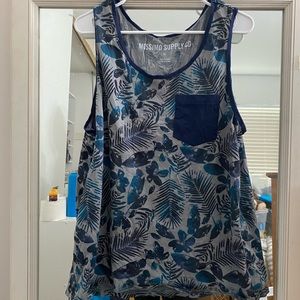 Men’s Floral Tank Top
